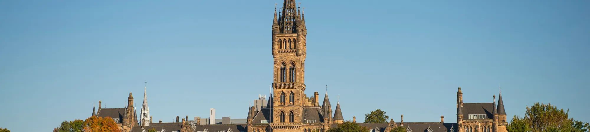 View of the Gilbert Scott Building Tower